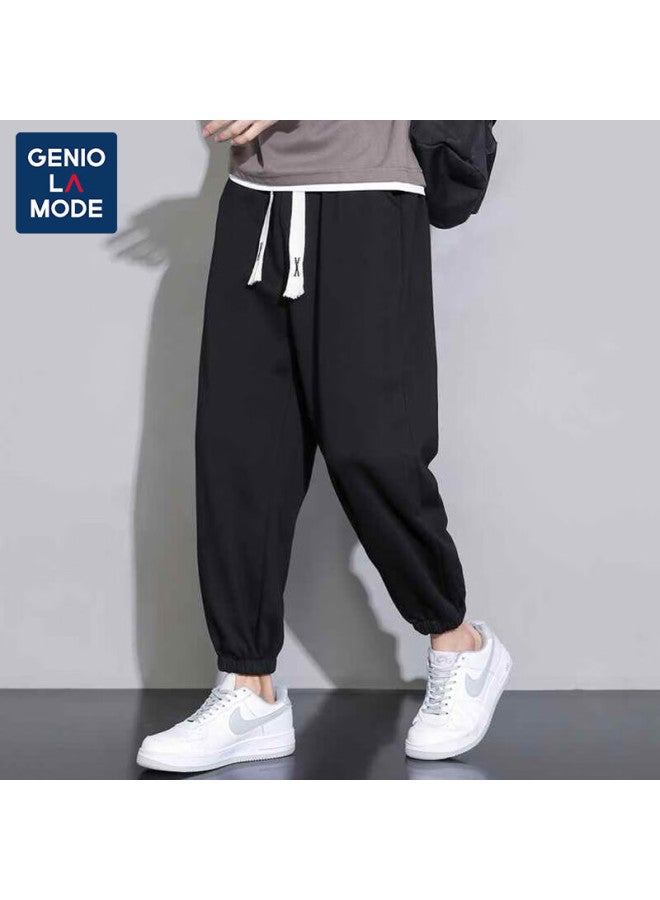 Geniolamode Senma Group Casual Pants For Men, Student Cropped Pants, Comfortable Breathable Youth Sports Casual Trousers - Image 5