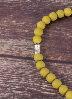 The Black Pearl Accessories Olive Alabaster Stone Prayer Bead of 33 Beads  - Image 2