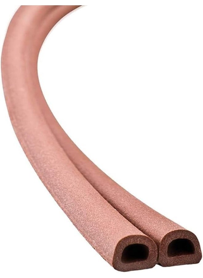 Beorol Self Adhesive Window And Door Sealing Tape 'D' Profile Brown  - Image 2