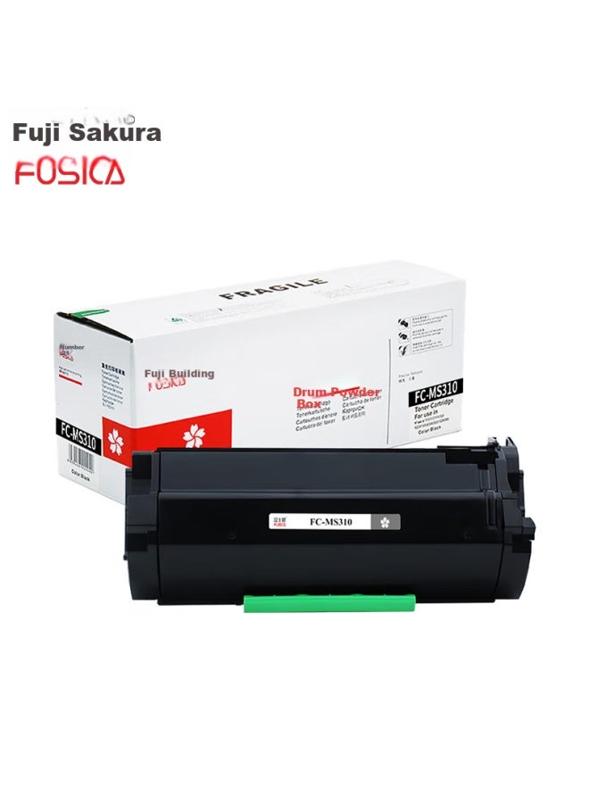 Fusica Ms310 Toner Cartridge 50f3h0e, Compatible With Lexmark Original Ms310d, Ms310dn, Ms312dn, Ms410dn, Ms415, Ms510, Ms610, Toner Cartridge 5000 Pages, Black - Image 1