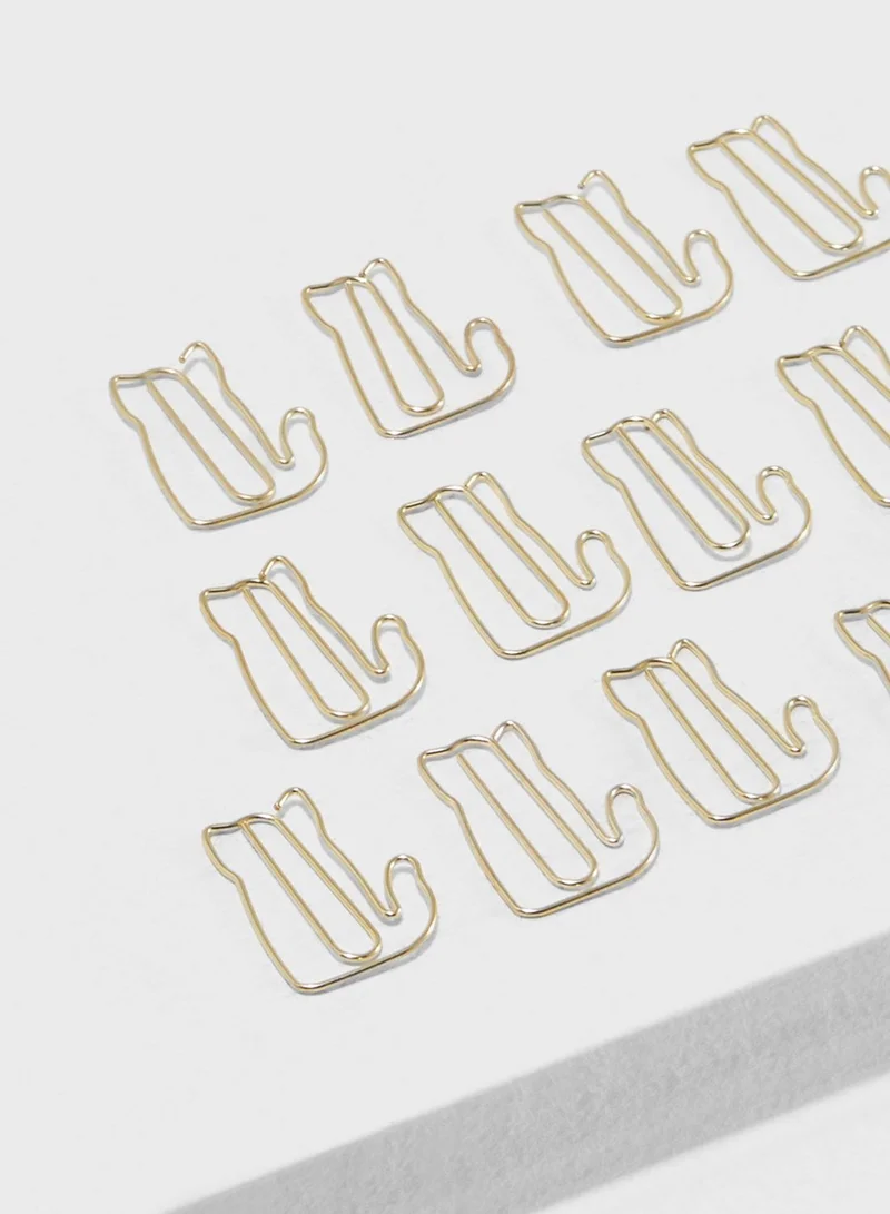 Kikki.K 12 Pack Cat Sweet Paper Clips
