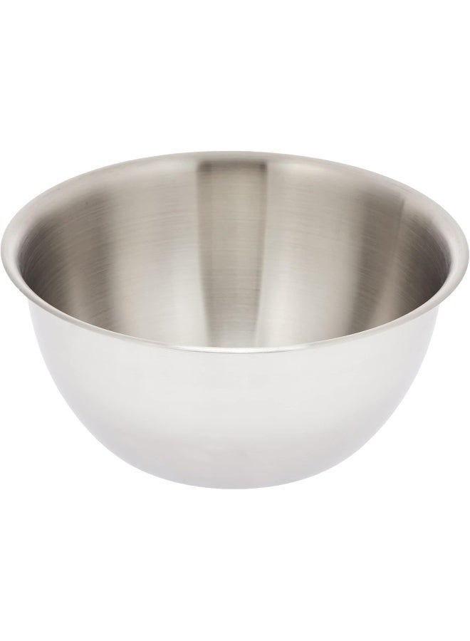 Raj Stainless Steel Mixing Bowl, 5 Liters, Silver, MB0005 Silver 5Liters - Image 1
