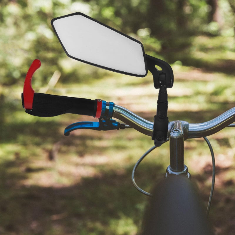 Bicycle Rearview Mirror Left Side Handlebar Mount Convex Lens Safety Cycling Accessory - Image 5