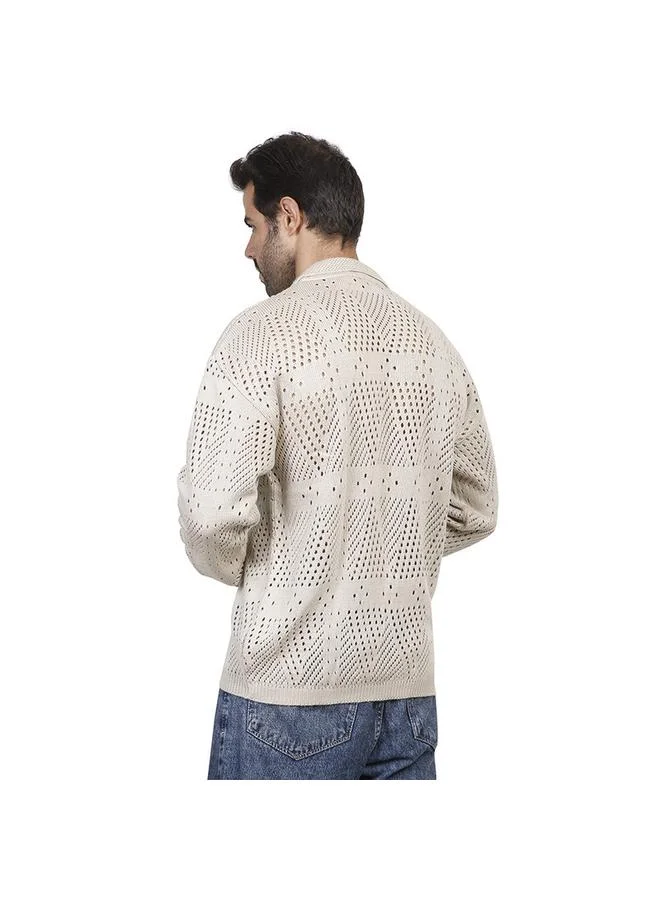 كوب كنزة كاجوال رجالية بأكمام طويلة