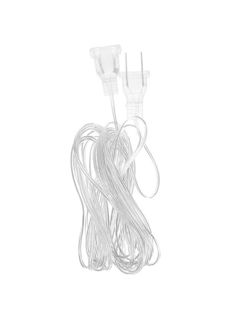 2pcs String Extension Lights Clear Extension Cord Plug Extension Cord Cable Extension Cord Fairy Curtain Lights LED String Light Bulbs Curtain Lamp Cable Plug Wire Lamp Cord Props
