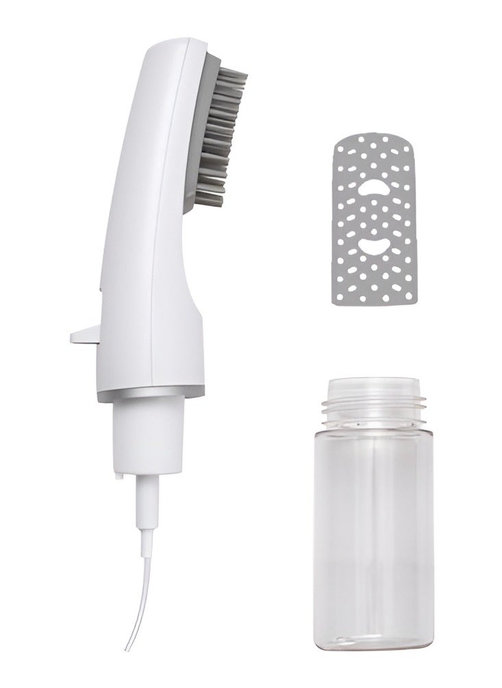 Plan A Creative Hair Brush with Flexible Silicone Bristles with Hand Pump (Despener), Perfect for Combing, Coloring, Moisturizing Hair with Oils, Used for Washing Hair and Dispensing Products Easily  - Image 3