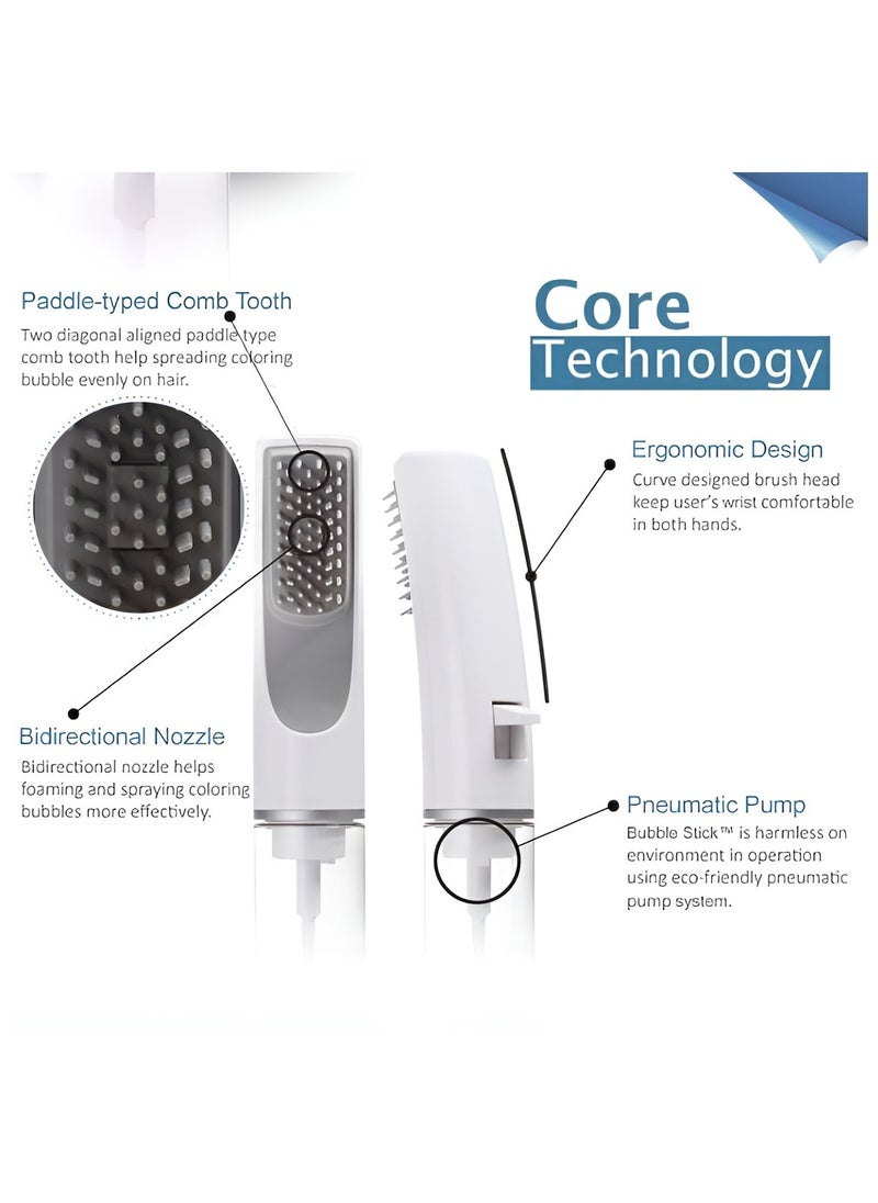 Plan A Creative Hair Brush with Flexible Silicone Bristles with Hand Pump (Despener), Perfect for Combing, Coloring, Moisturizing Hair with Oils, Used for Washing Hair and Dispensing Products Easily  - Image 4