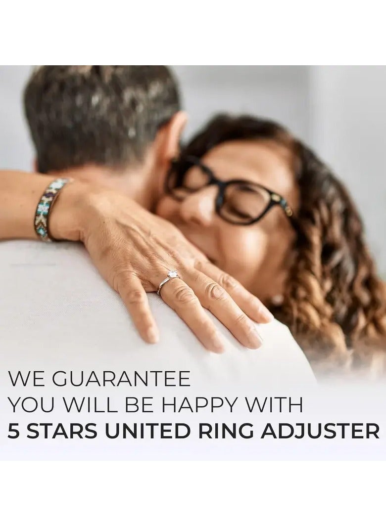 مجموعة مكونة من 4 قطع لضبط حجم خاتم السيليكون الشفاف بمقاسات مختلفة - Image 5