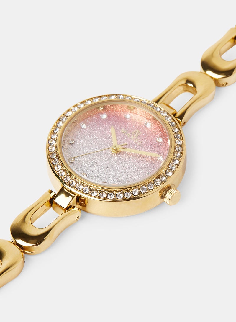 Maxel ساعة معصم نسائية بتصميم فريد MX114 - Image 2