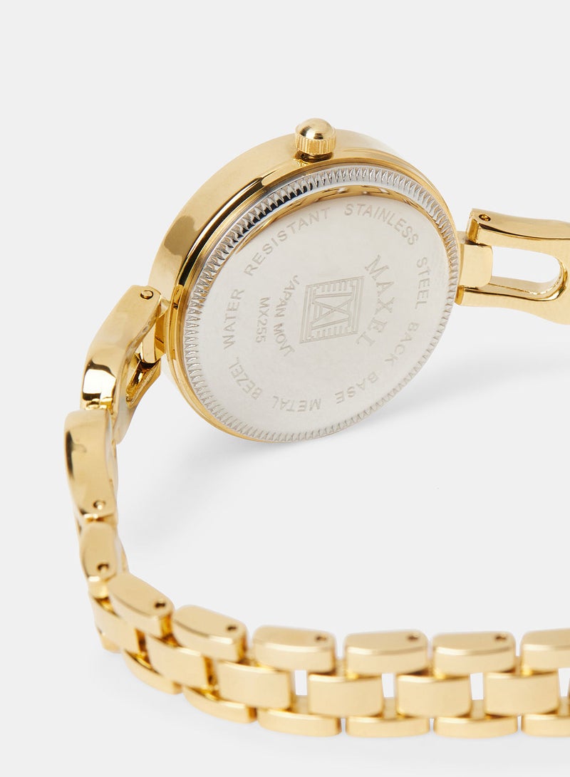 Maxel ساعة معصم نسائية بتصميم فريد MX114 - Image 4