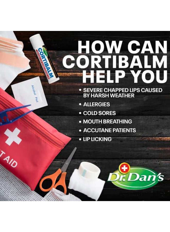 Dr. Dans Cortibalm Lip Balm, 6 Count - Image 4