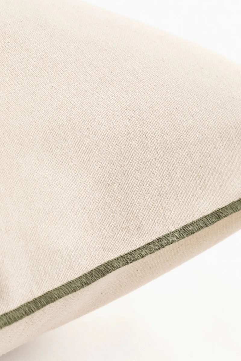 H&M Embroidery-motif cotton cushion cover