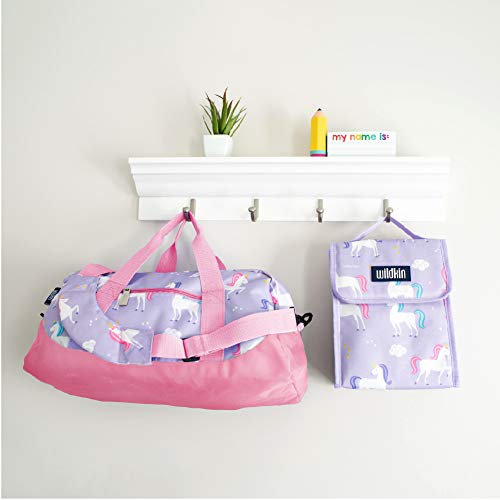 Wildkin Kids Overnighter Duffel Bag – Carry-On Size, Ideal for School & Sleepovers – Unicorn - Image 2
