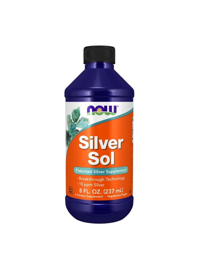 now Supplements Silver Sol 10 Ppm With Elemental Silver And Deionized Water Liquid 8 Ounce - Image 2