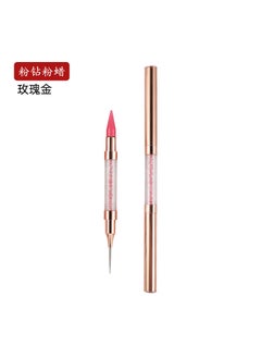 Generic Source factory nail pen double nail drill crayon wax head comes with viscous point drill unloading drill suction drill pen toolPink diamond powder wax (Rose Gold) Pink diamond powder wax (Rose Gold) 