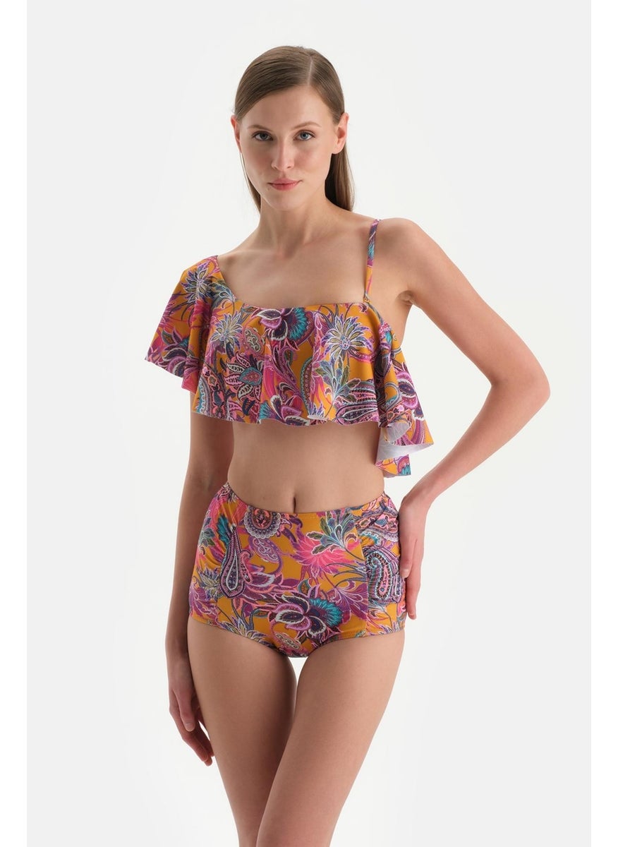 dagi - Purple One Shoulder Bikini Top - Image 1