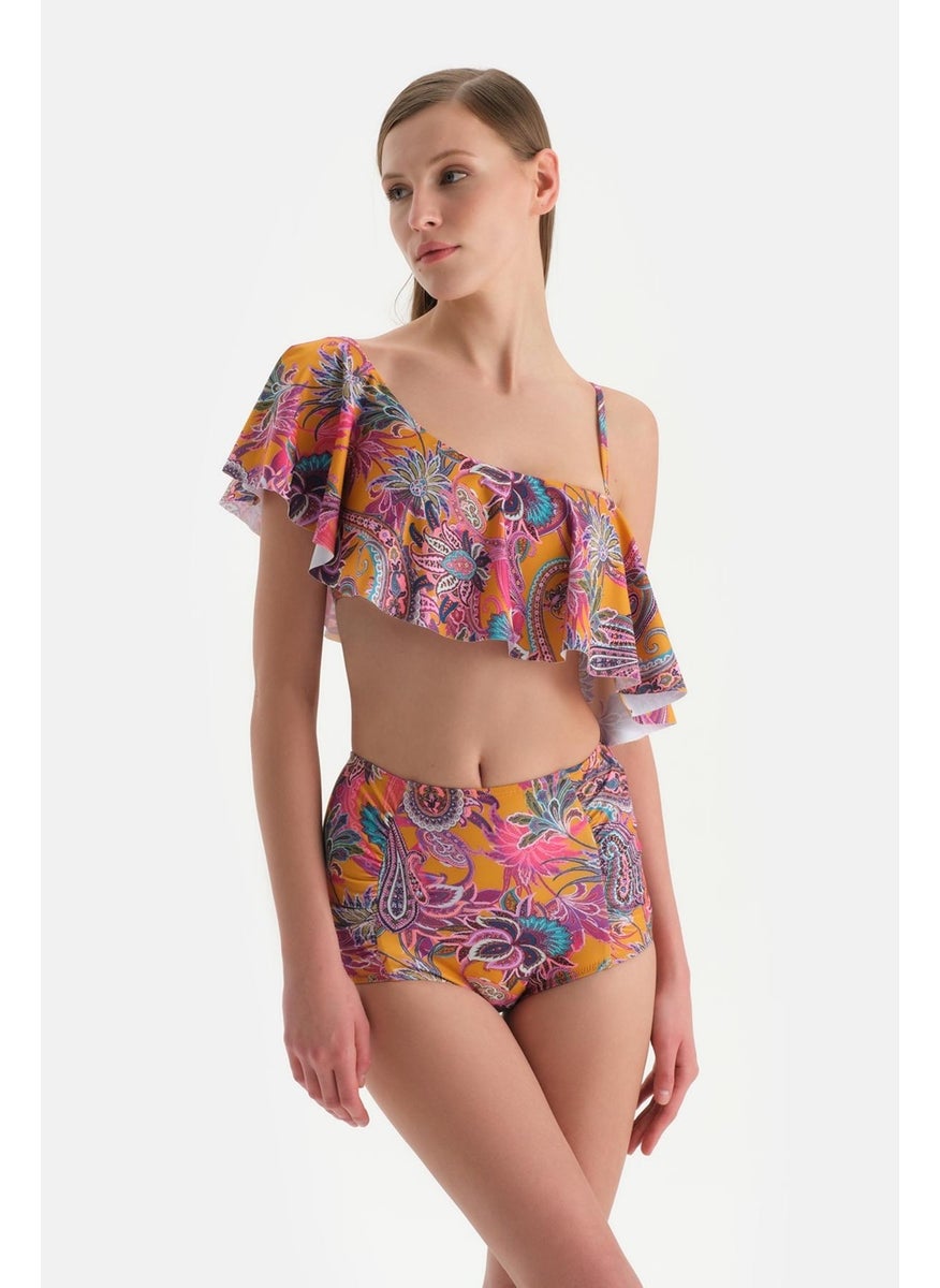 dagi - Purple One Shoulder Bikini Top - Image 1