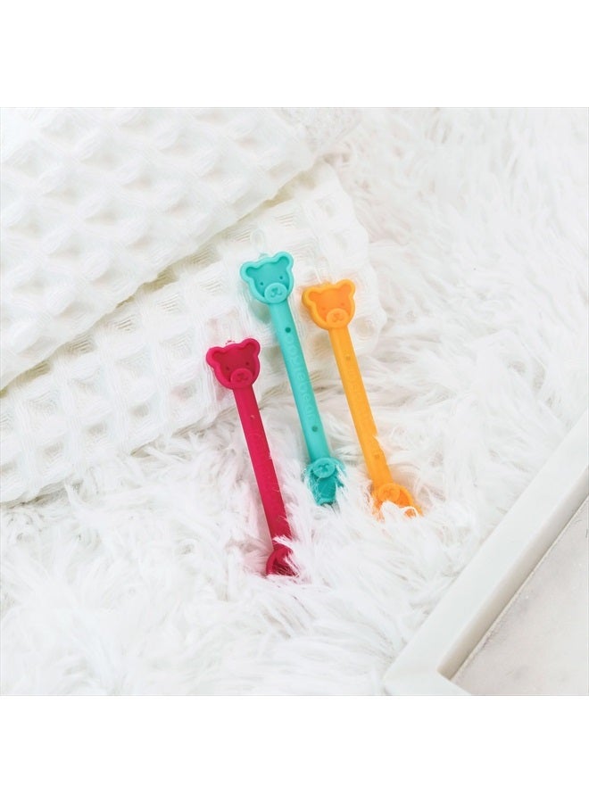 oogiebear : Baby Nose Cleaner & Ear Wax Removal Tool - Safe Booger & Earwax Removal for Newborns, Infants, Toddlers - Dual-Ended - Essential Baby Stuff, Diaper Bag Must-Have, 2 Pack Blue with CASE  - Image 3
