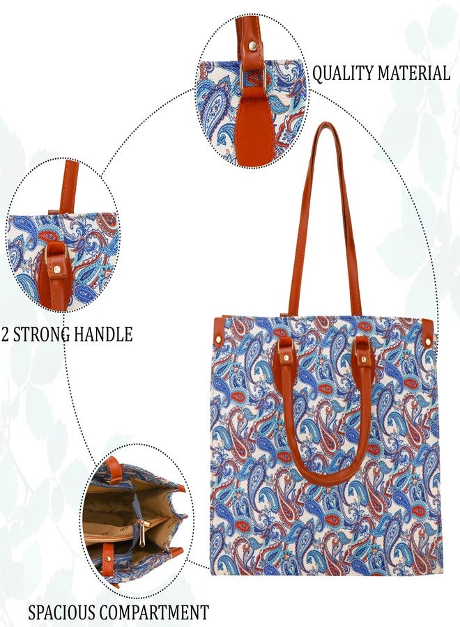 Aliza GORGEOUS CLASSIC READY TO GO bag for Girls and Women QUALITY MATERIAL 2 HANDLES (SKY BLUE) - Image 2