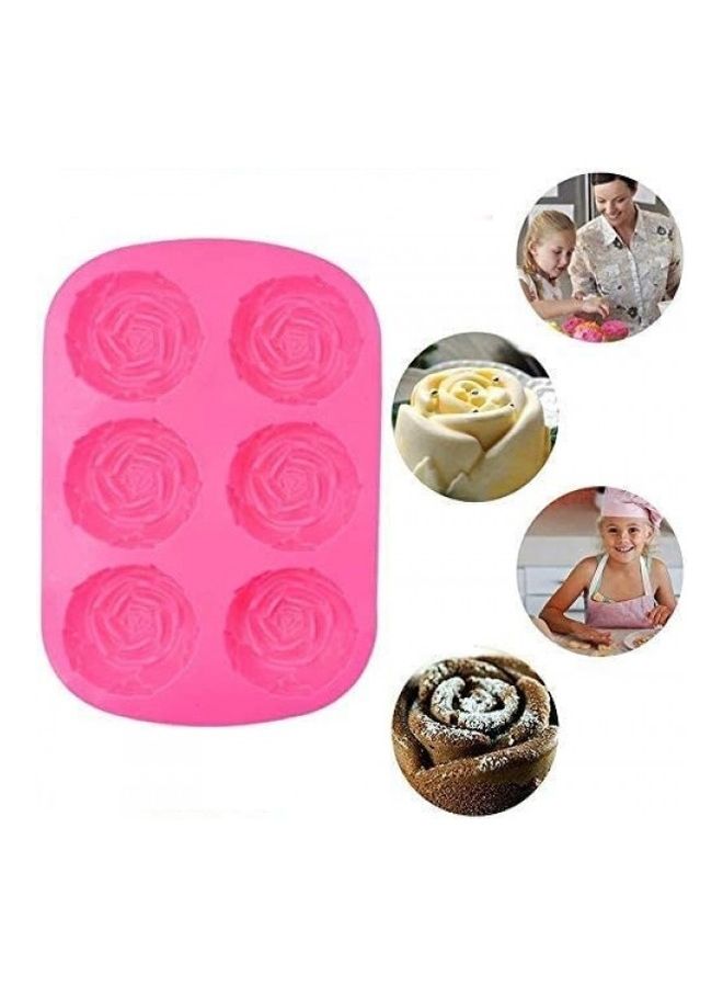 بريميفي طقم قوالب كيك مصنوعة من السيليكون مكون من أربع قطع. متعدد الألوان 26x17سم - Image 4