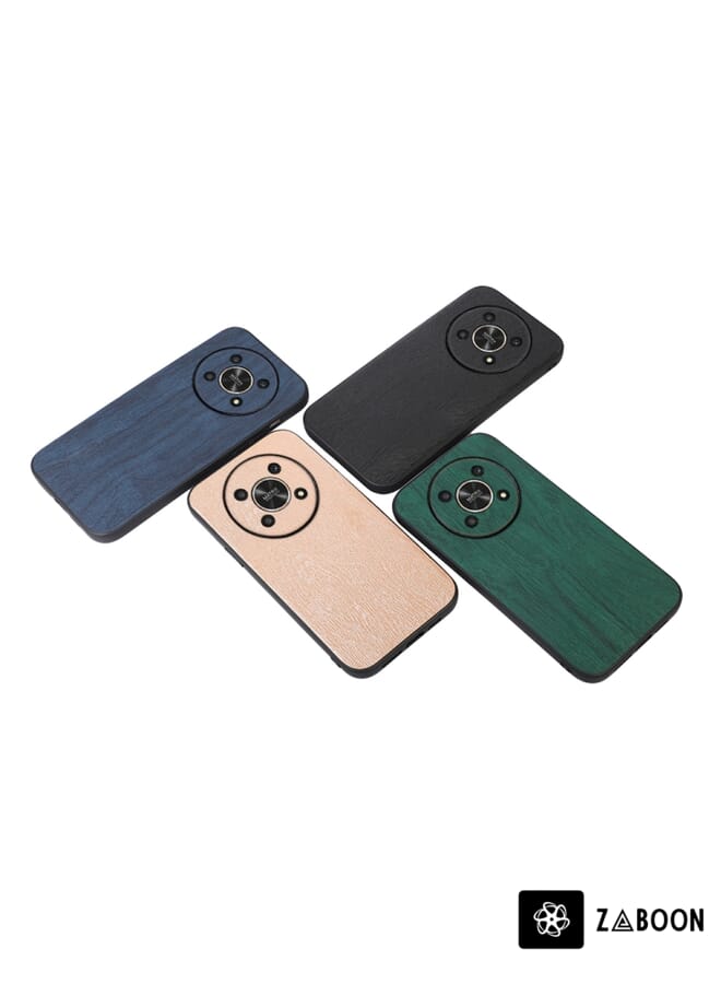 Zaboon Protective Case Cover For Honor X30 Wood Texture PU - Image 4