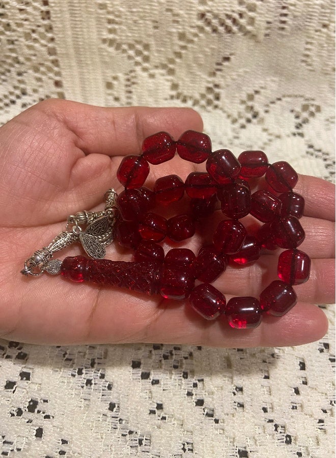 Faturan Prayer Beads For Men 31 Beads Size 10mm x 11.5mm - Image 2