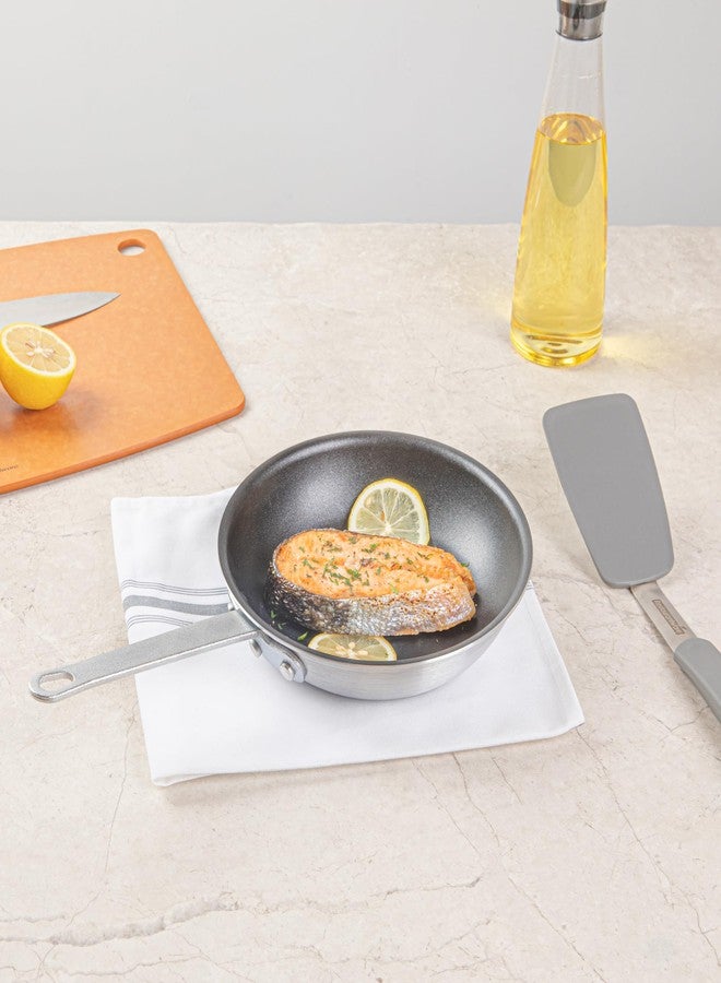 Restaurantware-Met Lux 8 Inch Fry Pan, 1 No-Stick Frying Pan - Induction-Ready, Triple-Riveted, Black Aluminum Cooking Skillet, Durable, For Searing, Sautéing, And Browning Food - Image 4