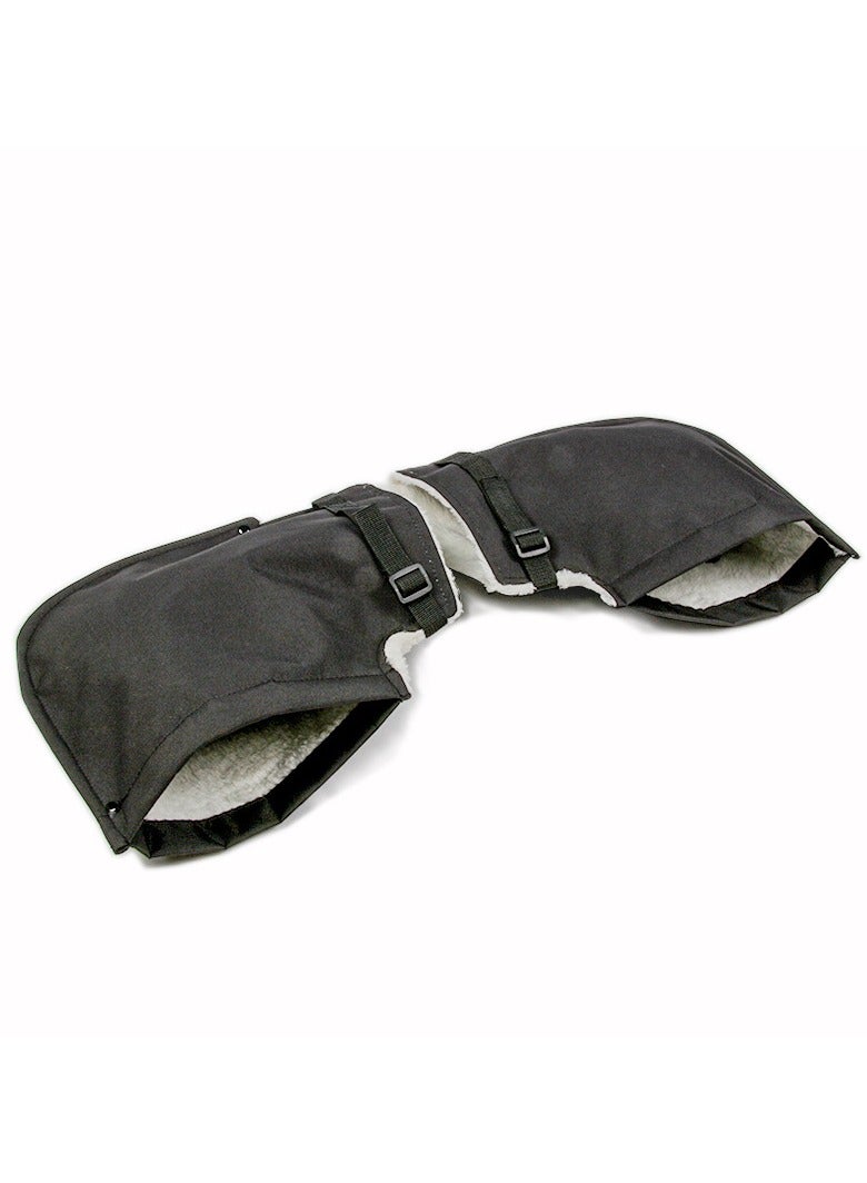 عام **زوج قفازات دراجة نارية شتوية مقاومة للرياح - دافئة وتدعم اللمس، مثالية للاستخدام الخارجي في الطقس البارد** - Image 2