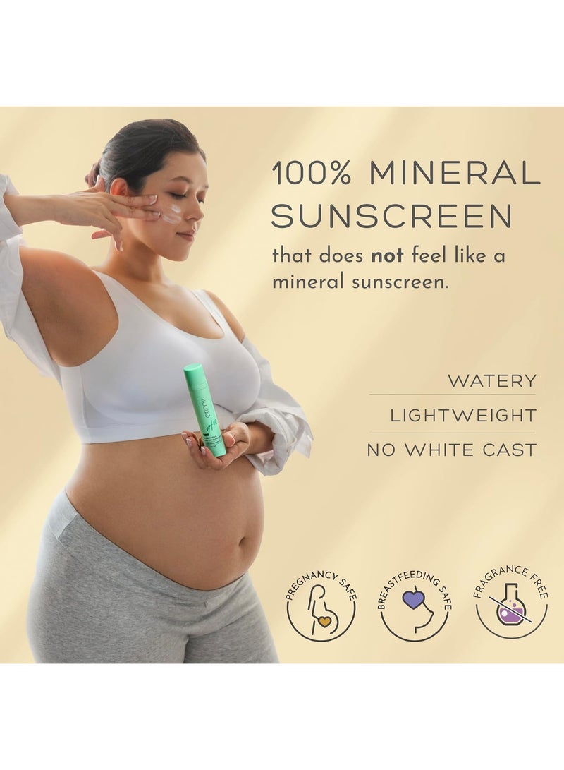 أوريمي واقي الشمس الغني بالمعادن النقي SPF 50 يمتزج بسهولة على البشرة مع أكسيد الزنك وحمض الهيالورونيك 50 مل - Image 3