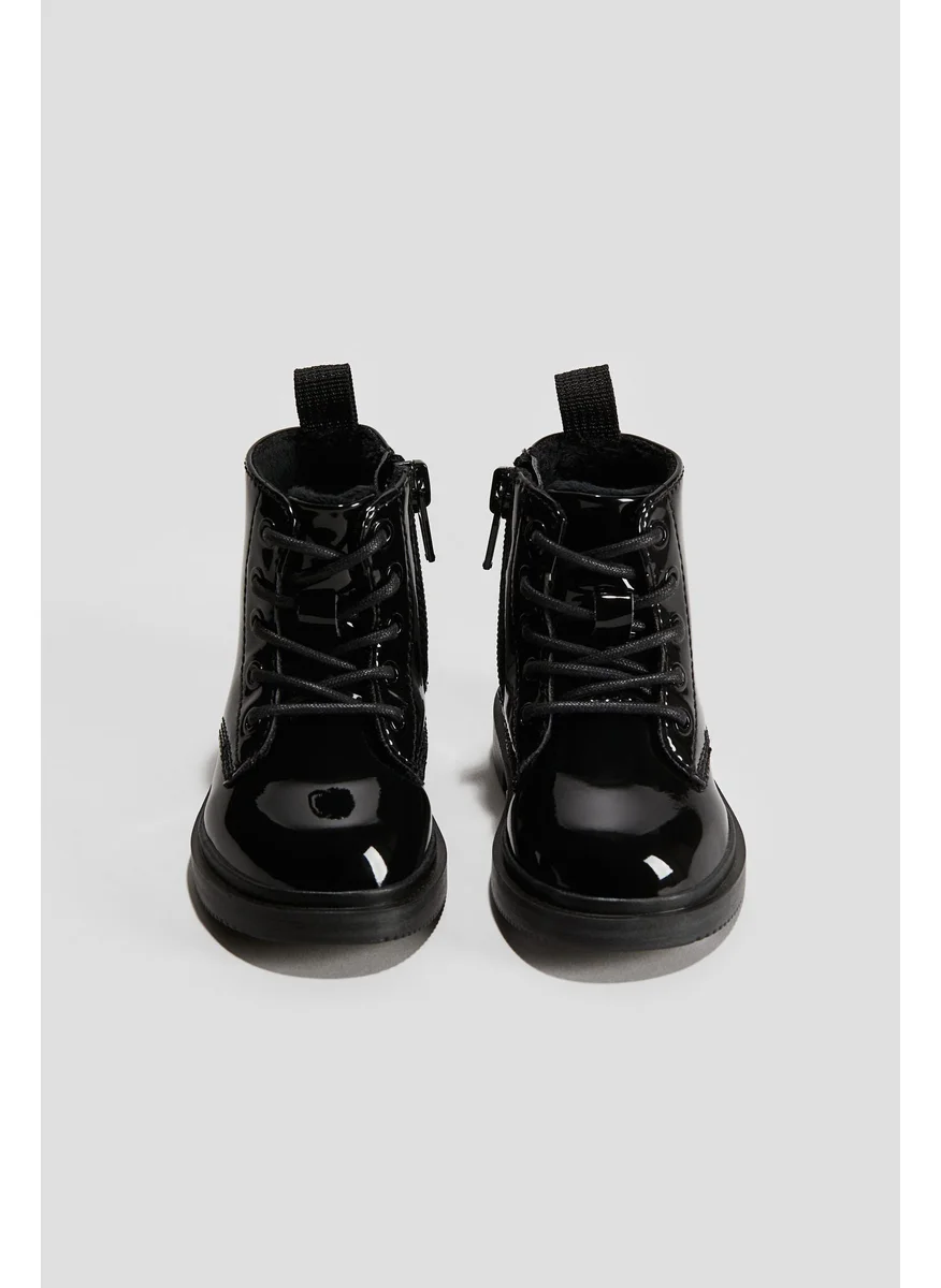 H&M Lace-Up Boots