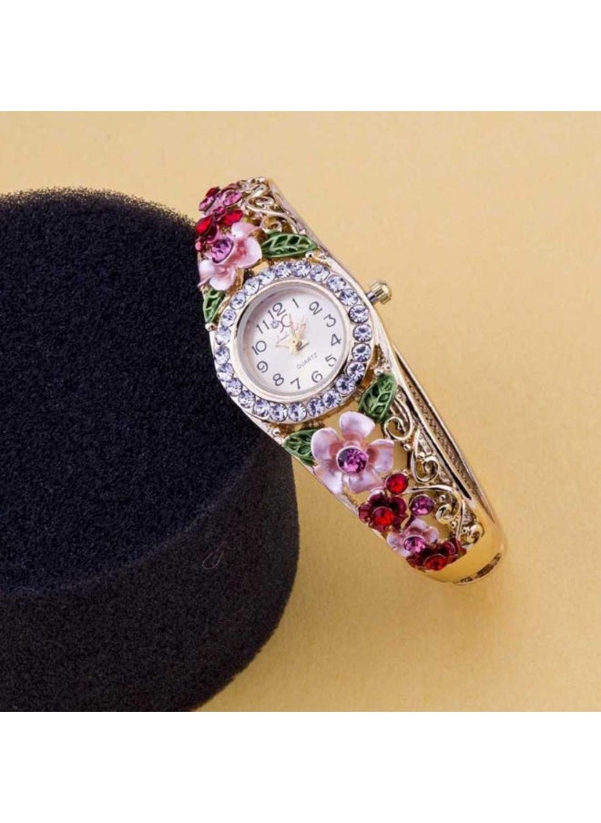 Exclusive Floral Design Multi Color Crystal Watch Kada Bracelet for Women fgs..fg - pzsku/Z565CCA8FD56AB13289F3Z/45/_/1729063817/59c91361-f370-4979-998e-408a36230cc1