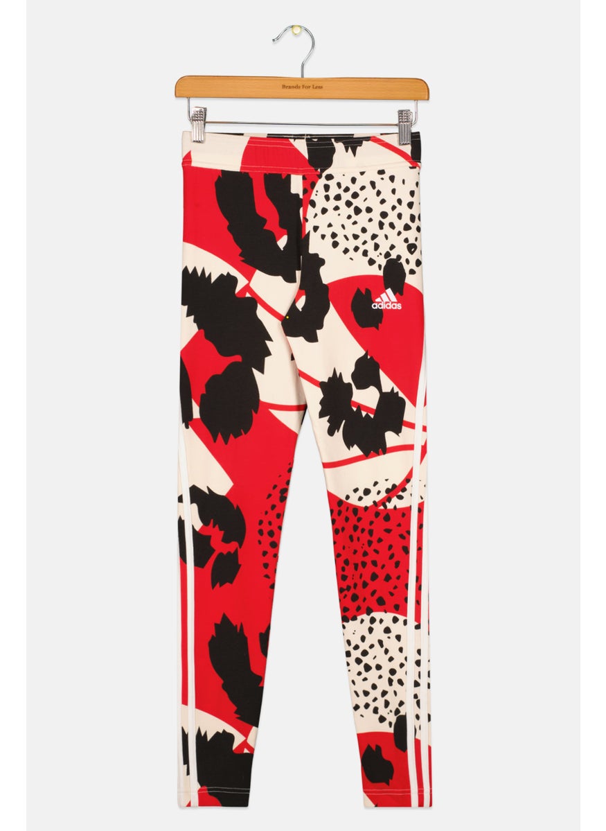 Adidas Kids Girl Sportswear Fit Training Leggings, Multicolour  - Image 1