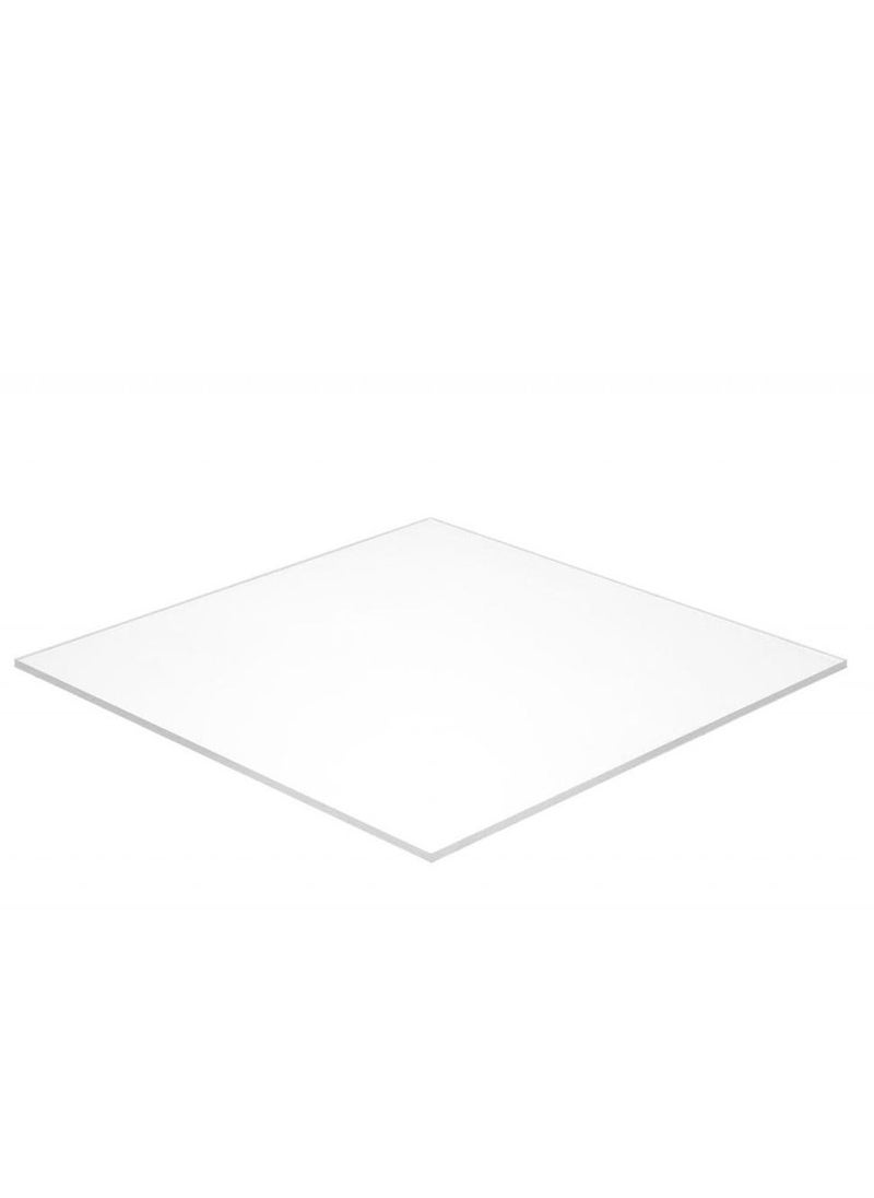 دلس DLS لوح أكريليك أبيض نقي (عبوة من 2) 3 مم 12 × 12 بوصة  - Image 2