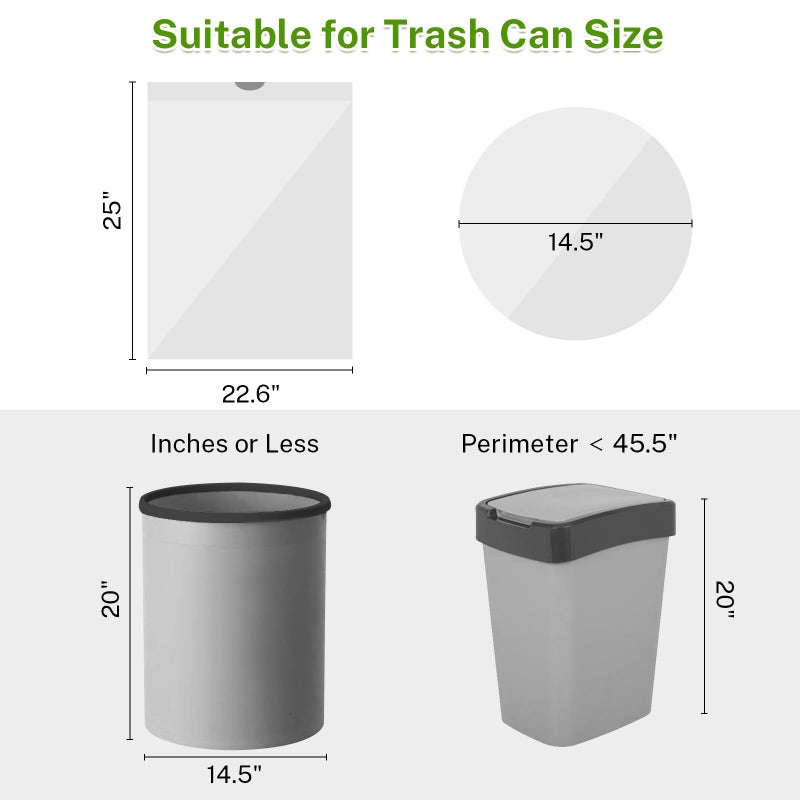 SOSOHOME 10 Gallon Trash Bags Drawstring, 1 Mil Thick White Garbage Bag for Office Kitchen, 75 Count - Image 3