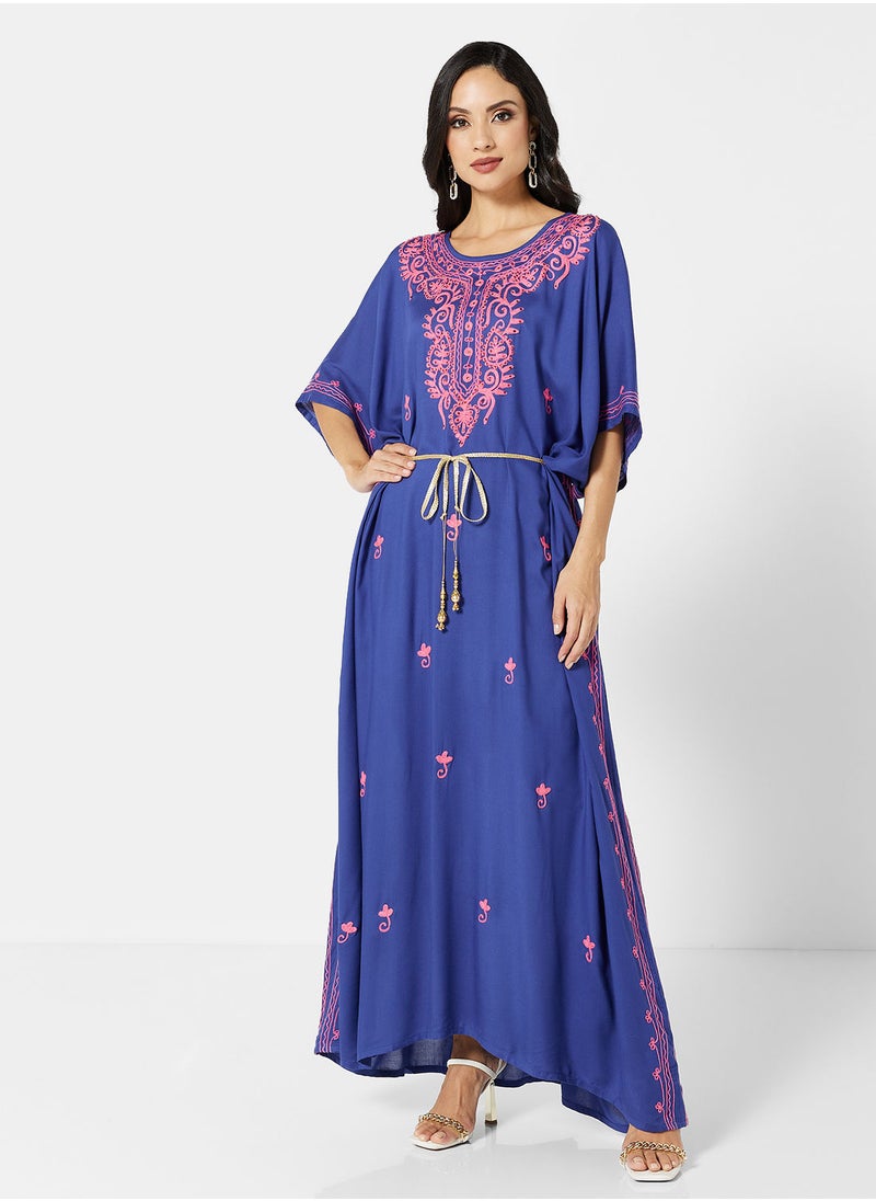 ARABIAN CLOSET EMBROIDERED KAFTAN  - Image 1
