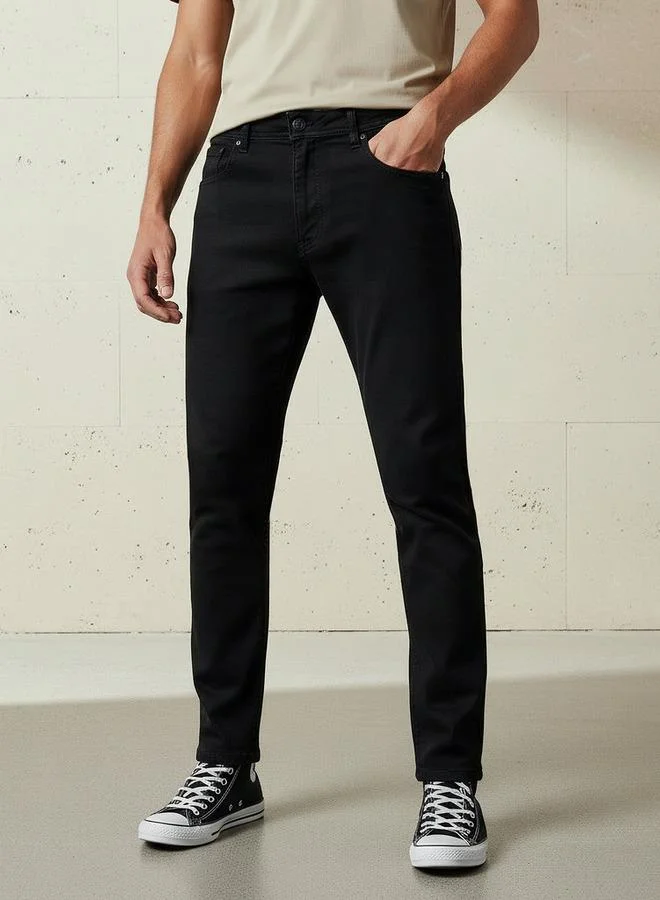Lee Cooper Men Slim Fit Mid-Rise Jeans