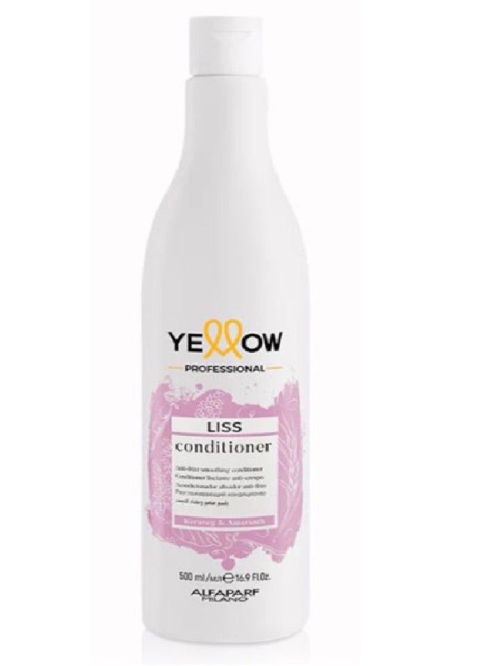 Yellow Liss Anti-frizz Shampoo and Conditioner for Perfect Smooth Hair - 500+500ml  - Image 2
