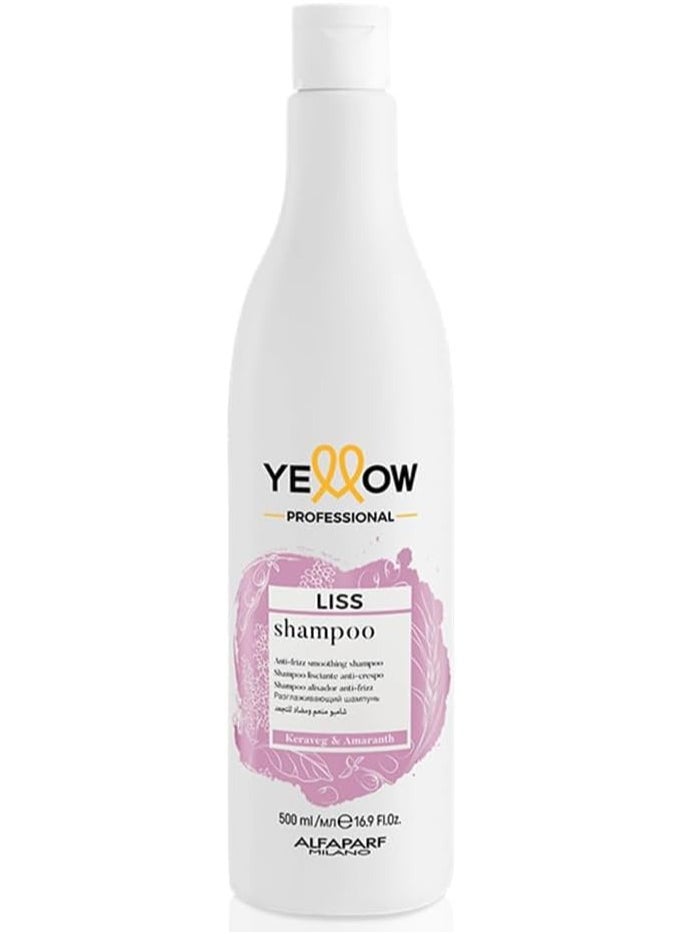 Yellow Liss Anti-frizz Shampoo and Conditioner for Perfect Smooth Hair - 500+500ml  - Image 3