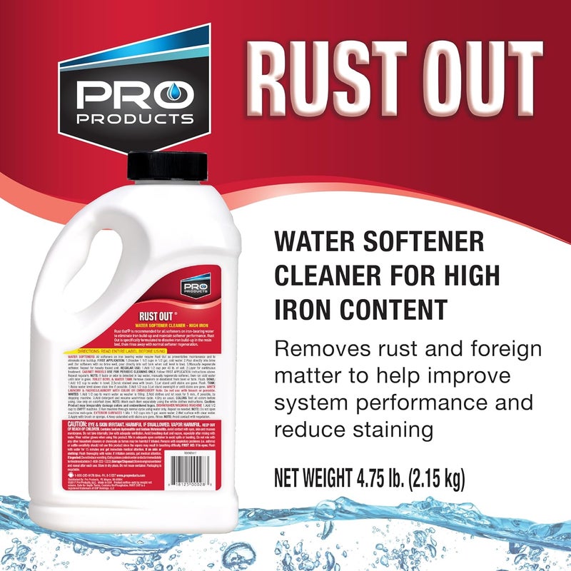 Pro Products - RO05B RO65N Rust Out Water Softener Cleaner And Iron Remover, 4.75 lb. - Image 2