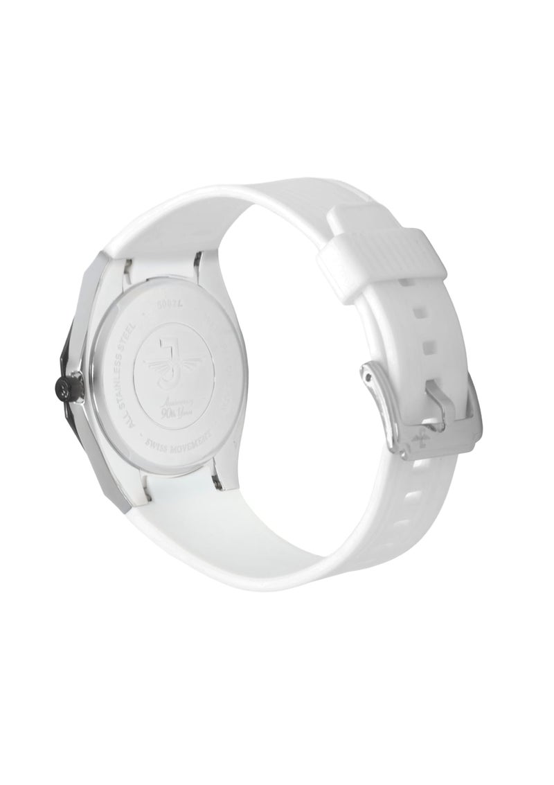 JOVIAL 5082 LSRQ92E Skin Friendly Rubber Women's Watch, Sleek, Timeless Design, Green Dial, Quartz Movement, 30MM - Image 3