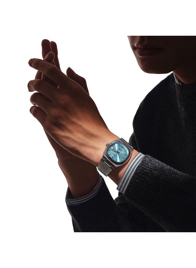 Seagull Vintage Tv Mechanical Watch Men Women Calendar Week Uni Birthday Gift Men Women Watch Ice Blue - Image 4