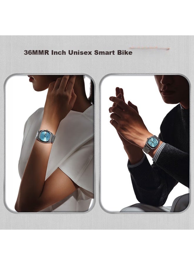 Seagull Vintage Tv Mechanical Watch Men Women Calendar Week Uni Birthday Gift Men Women Watch Ice Blue - Image 2