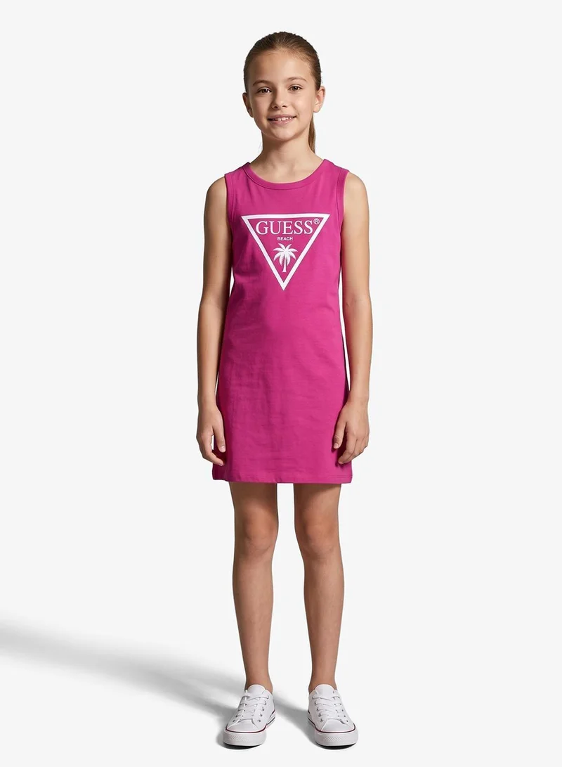 Guess Youth Logo Sleeveless Mini Dress
