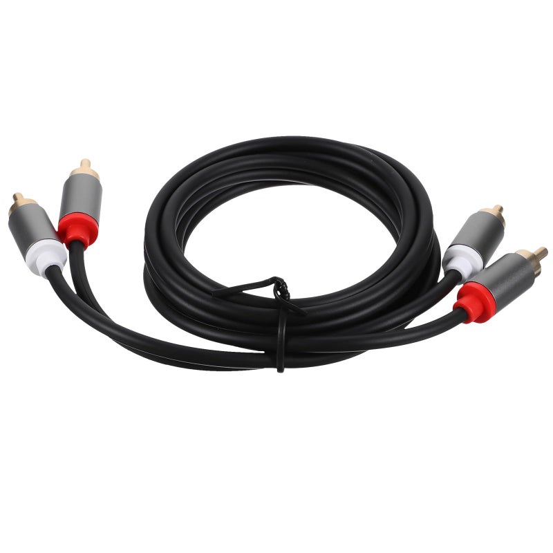 2 RCA to 2 RCA Stereo Audio Video Cable 1 Meter for Home Theater DVD Player Amplifier Subwoofer - Image 2