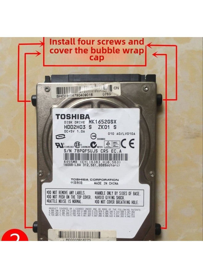 Suitable For Seagate Toshiba 2.5 Inch Solid-state Machinery Western Notebook Serial Port Mobile Hard Disk Box High Speed USB3.0-Color:Black - Image 3