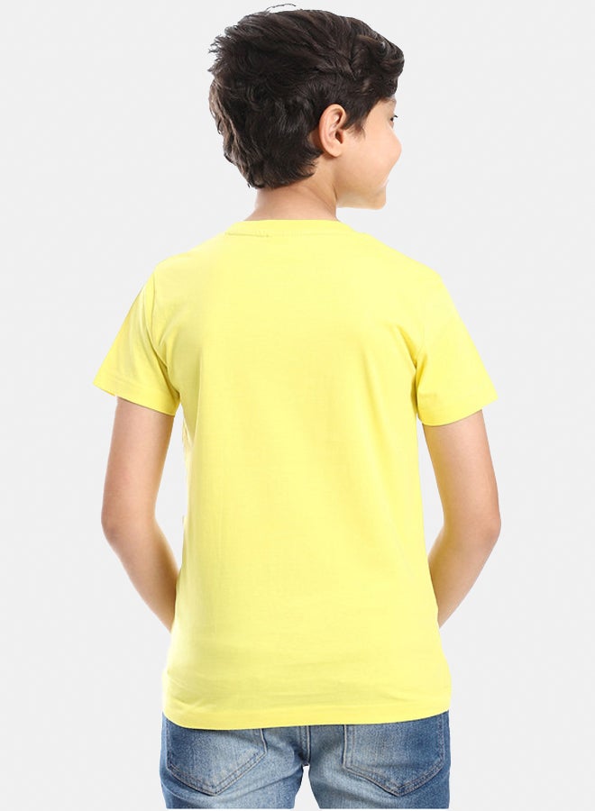 DIADORA Boys Printed Cotton T-Shirt - Image 3