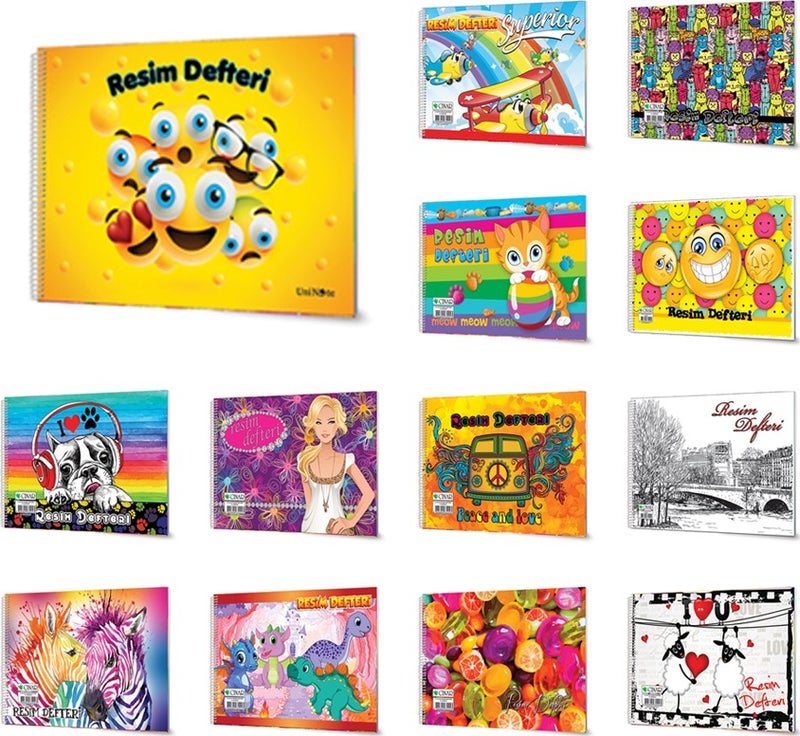 UniNote Spiral Picture Book 17*24 15 Yp  - Image 5