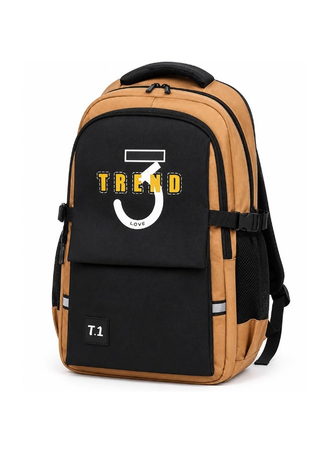 20 Inch School Backpack for Boys and Girls, Multi-Compartment, Multiple Zipper Compartments, Side Mesh Bottle Pockets and Carry Handle 50H*33.5W*15.5D CM