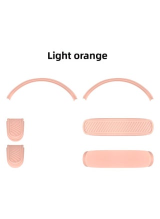 Suitable For Apple AirPods Max Wireless Bluetooth Headset Beam Silicone Protective Cover Dustproof Protective Net-Color:T1 Light Orange-Applicable Model:For Apple AirPods Max - pzsku/Z565DAC6874154044B1ADZ/45/1746223927/46adc2cf-bf3b-46cb-8aac-eb961f422b26