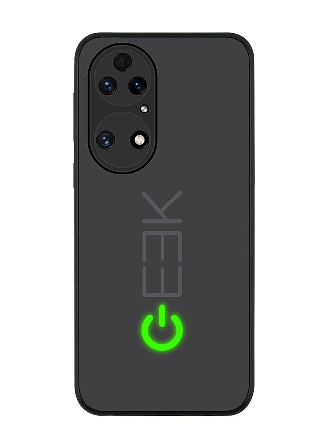 Stylizedd حافظة حواف سوداء متينة لهاتف هواوي P50، حافظة مرنة من المطاط، مضادة للسقوط، غلاف TPU رقيق - Geek ON - Image 1